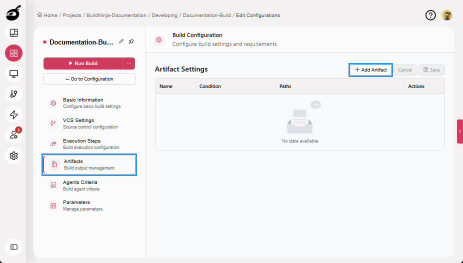 create-build-artifacts-add-artifact-button
