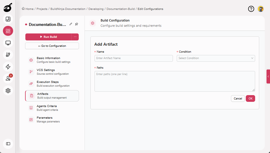 create-build-artifacts-filled