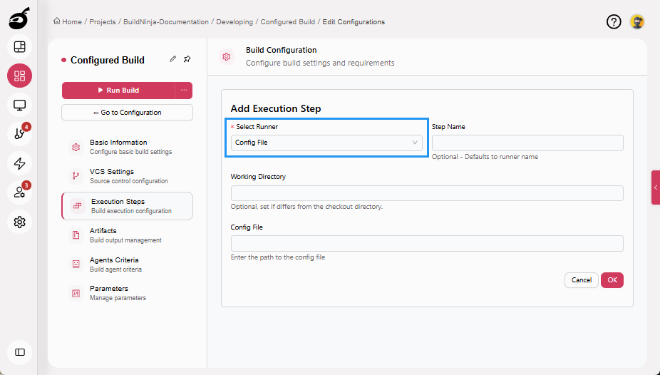 export-config-config-file-runner
