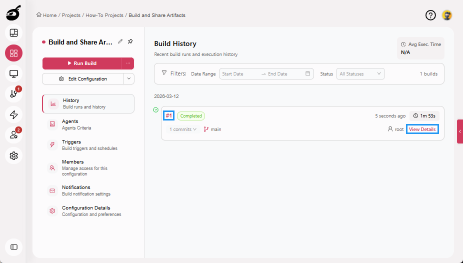 how-to-artifacts-history-tab