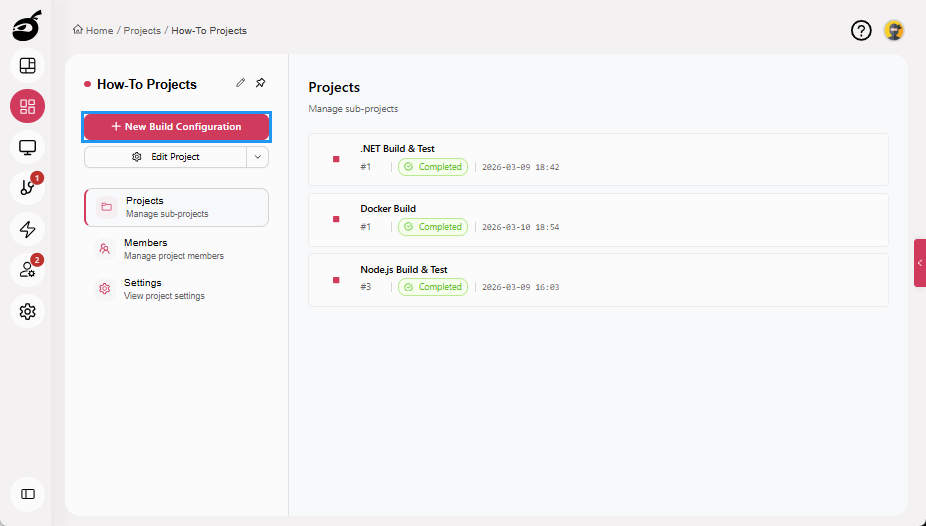 how-to-artifacts-new-build-configuration-button