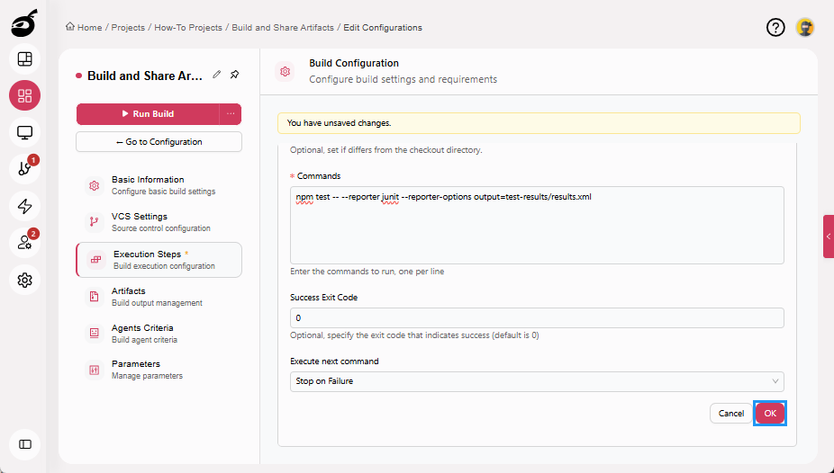how-to-artifacts-test-add-step-page-ok-button