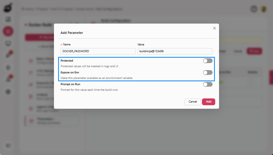 how-to-docker-add-paramter-password-functions