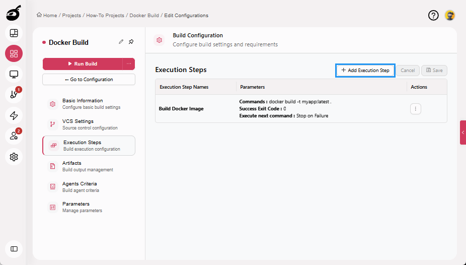 how-to-docker-auth-add-execution-step-button