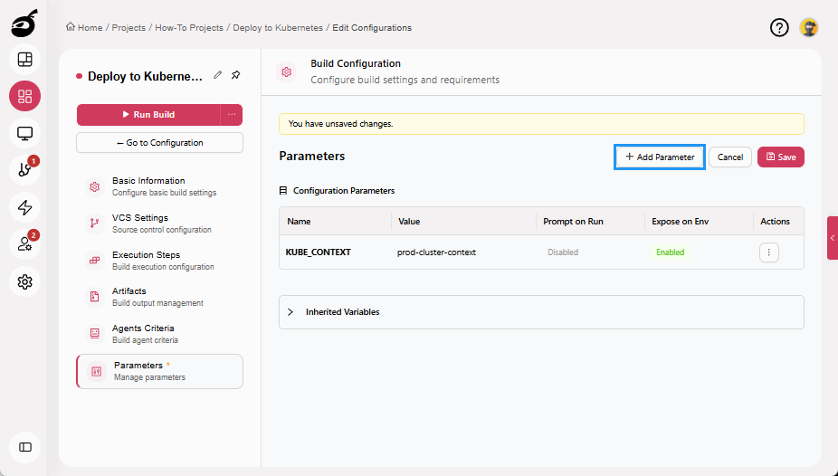 how-to-kubernetes-namespace-parameters-tab-add-parameter-button