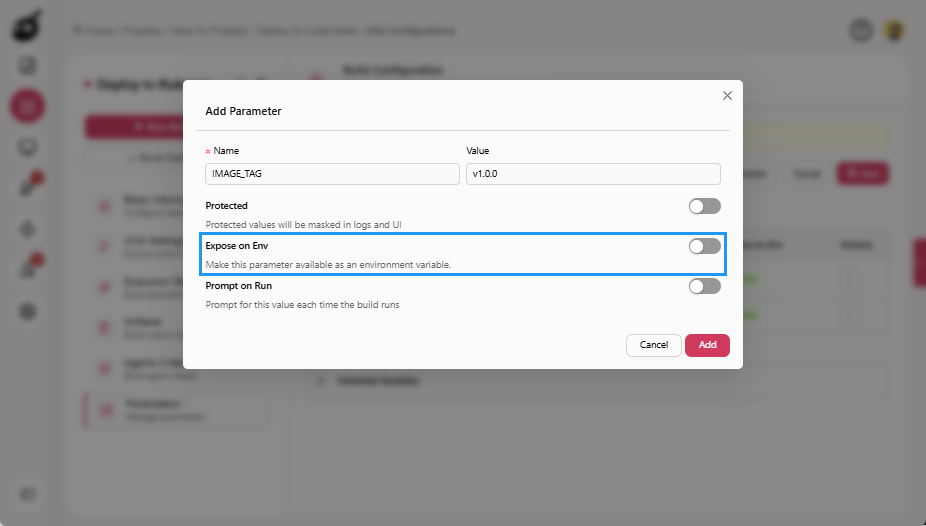 how-to-kubernetes-tag-parameters-add-parameter-popup-expose-on-env-button