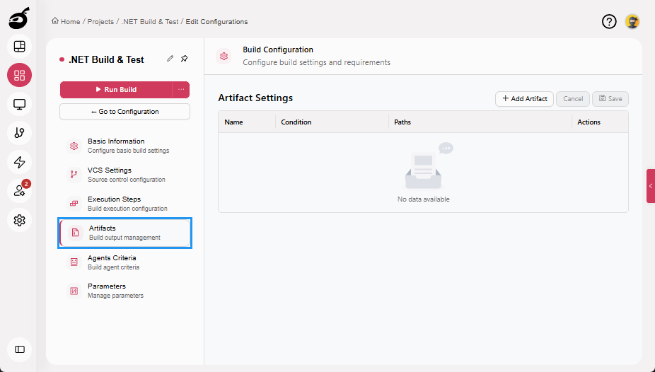how-to-net-artifacts-page