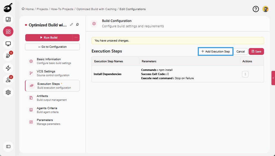 how-to-speedup-tests-execution-steps-add-execution-step-button