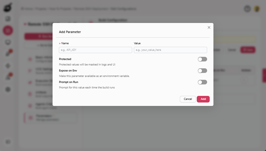 how-to-ssh-key-add-paramter-page