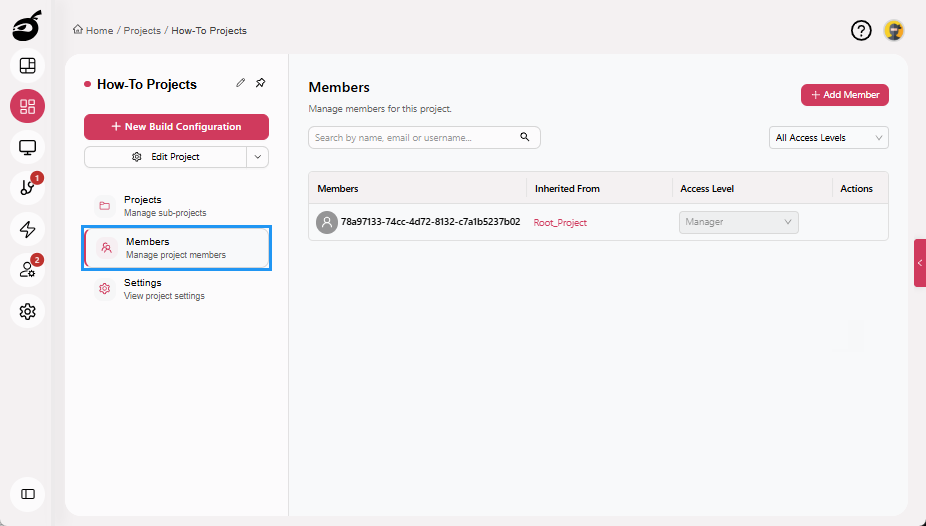 how-to-sso-project-members-page