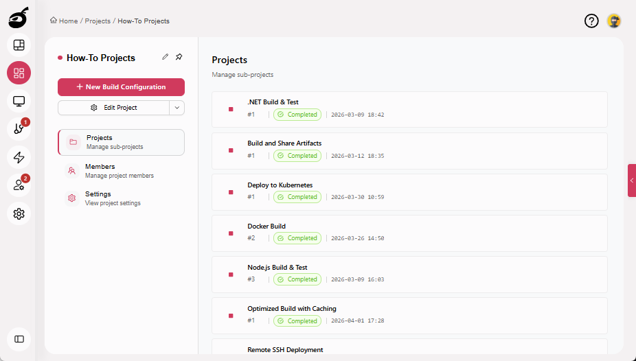how-to-sso-project-overview-page