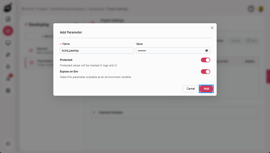 project-add-parameter-add-button