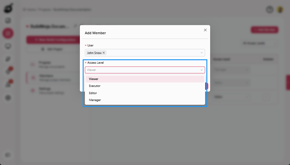 project-member-tab-add-member-popup-acess-level