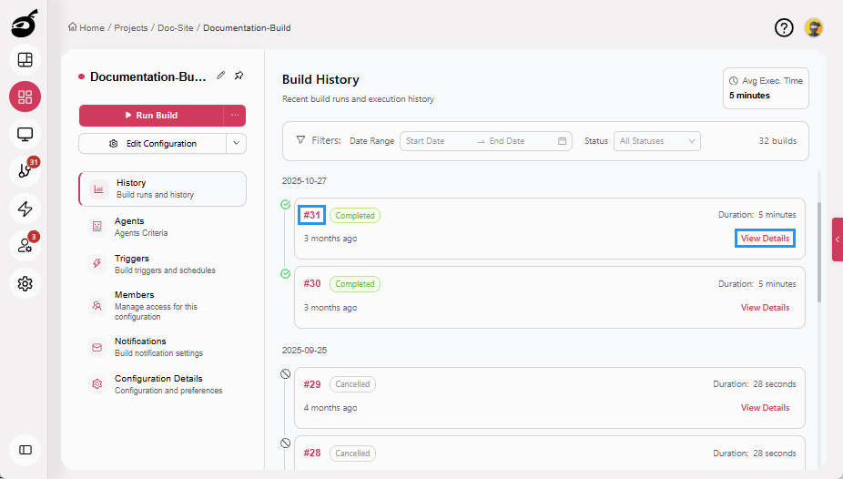 view-build-results-build-number